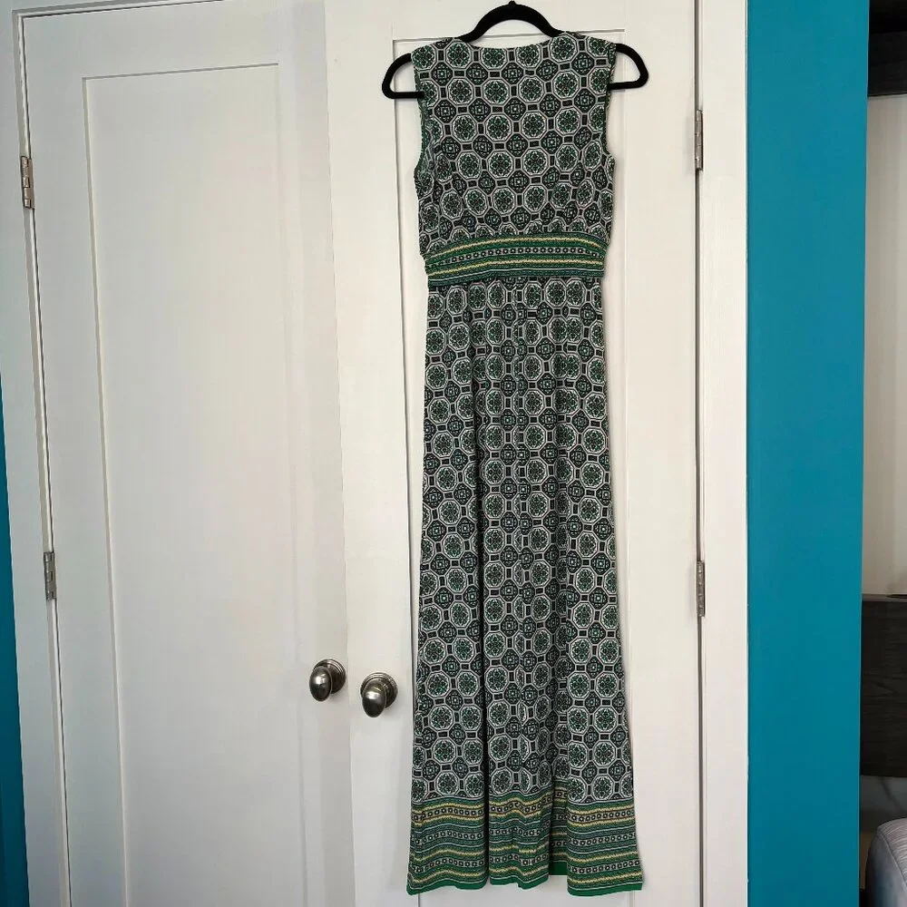 Max Studio green and yellow maxi dress size XS - Picture 5 of 8